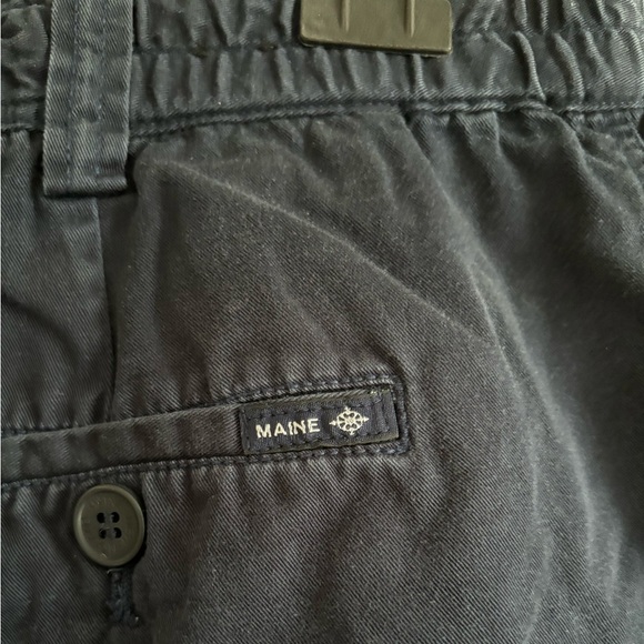 Maine Chino Shorts Size 38 – Navy Blue Vintage 90s Casual Summer Wear Men’s - Picture 11 of 12